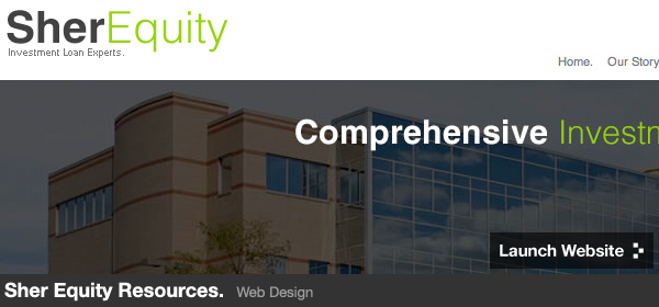 sher equity resources // web design